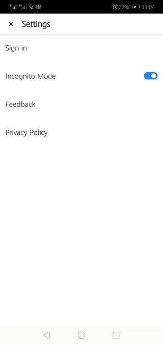 Screenhot of GoTube Android