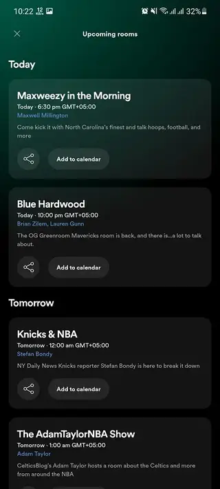Screenshot of Greenroom Apk