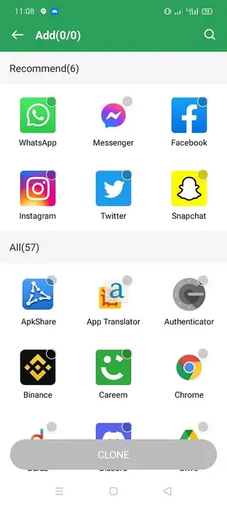 Screenhot of GSpace Apk