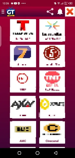 Screenshot of GT IPTV Apk