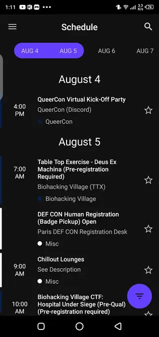 Screenshot of Hacker Tracker Apk