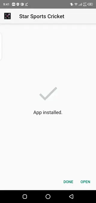 Screenshot of HD Streaming Apk Star Sports