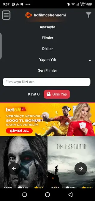 Screenshot of Hdfilmcehennemi App
