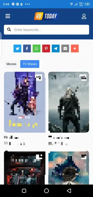 Screenshot of HDToday.TV Apk