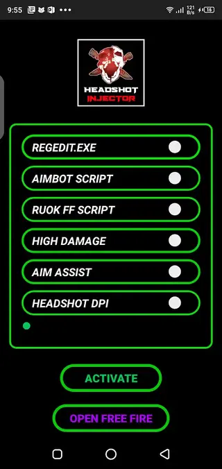 Screenshot of Headshot Injector Apk