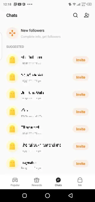 Screenshot of HeyFun App