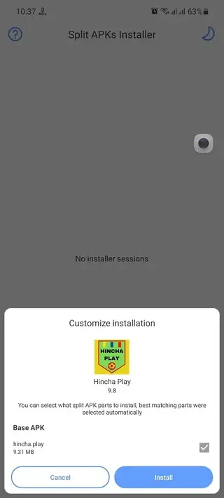 Screenshot of Hincha Play Download