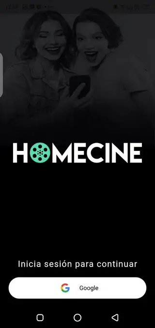 Screenshot of Homecine Android