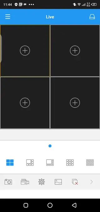 Screenshot of HomeSafe Android