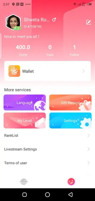 Screenshot of Honey Live Download