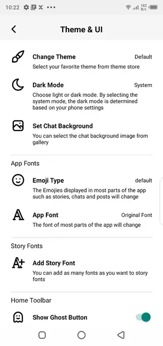 Screenshot of Honista Android