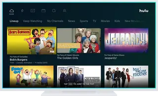 Screenshot of Hulu App