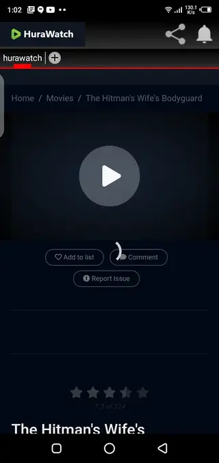 Screenshot of HuraWatch Movie