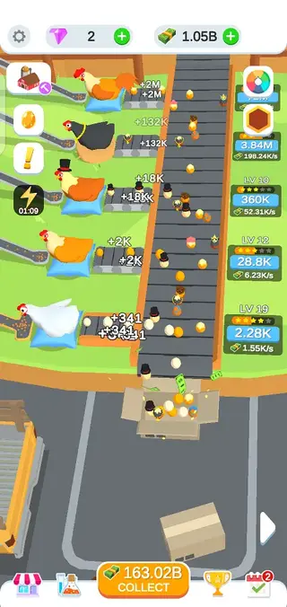 Screenshot of Idle Egg Factory Apk