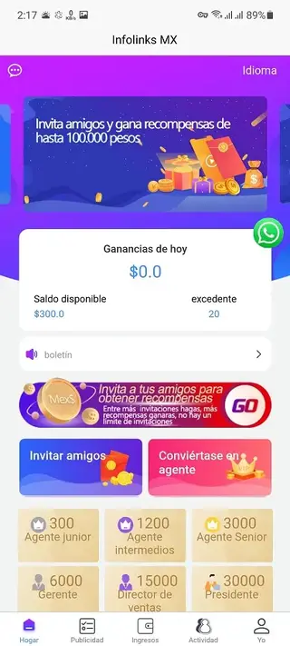 Screenshot of Infolinks MX Download