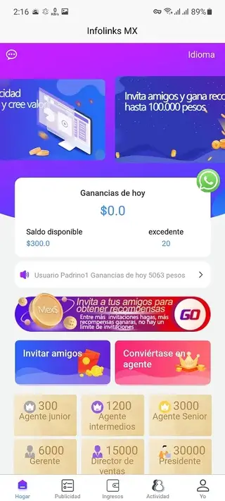 Screenshot of Infolinks MX Apk