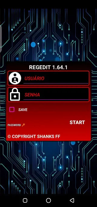 Screenshot of Injector Shanks Free Fire