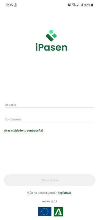 Screenshot of IPasen App