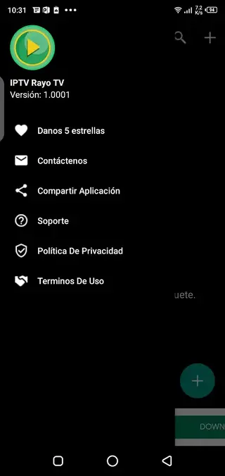 Screenhot of IPTV Rayo Tv Download