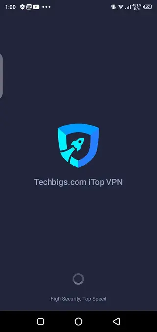 Screenshot of iTop VPN Premium Crack
