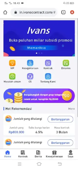 Screenshot of Ivans App