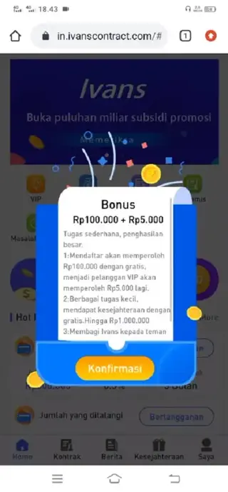 Screenshot of Ivans Apk Play and Earn