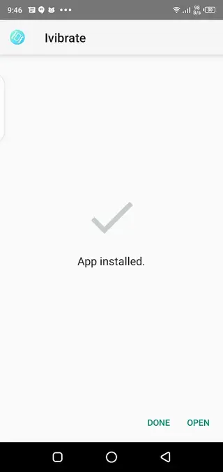 Screenshot of iVibrate Android