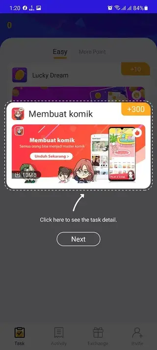 Screenhot of JadiDuit App