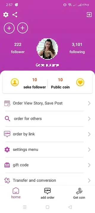 Screenshot of JD Followers Apk