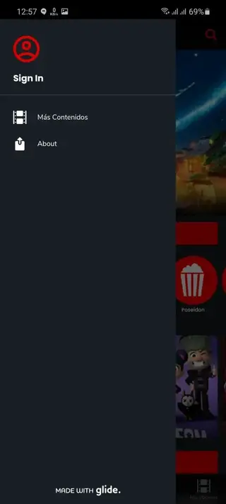 Screenshot of JMX TV