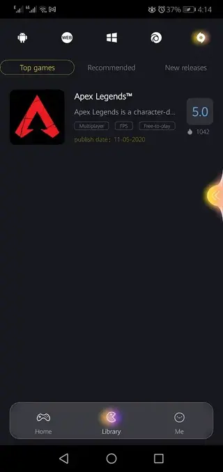 Screenhot of Joyark Cloud Gaming Download