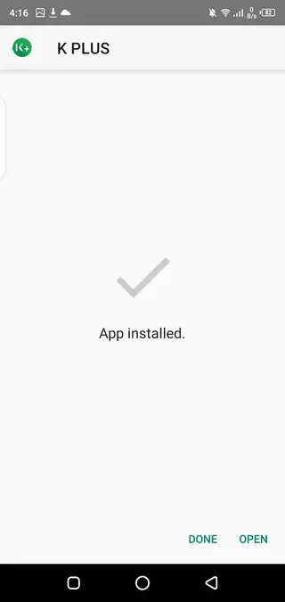Screenshot of K PLUS Download