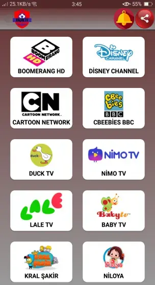 Screenshot of Kacak TV App