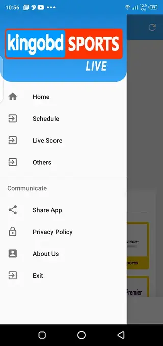 Screenshot of Kingobd Sports Apk