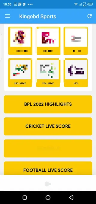 Screenshot of Kingobd Sports