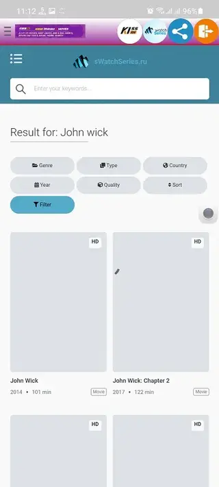 Screenshot of KissKH App