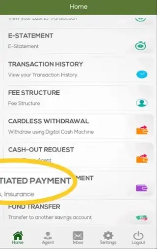 Screenshot of Konek2Card App