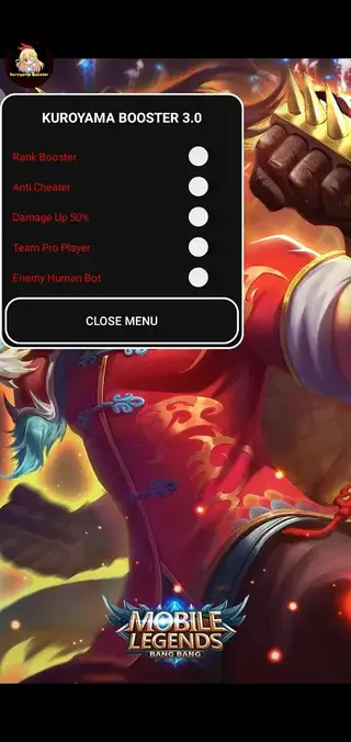 Screenshot of Kuroyama Booster VIP Apk