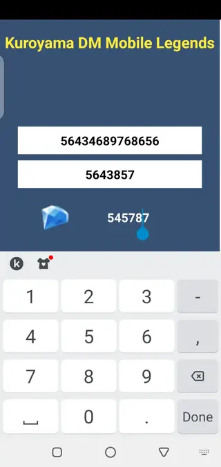 Screenshot of Kuroyama DM 2021