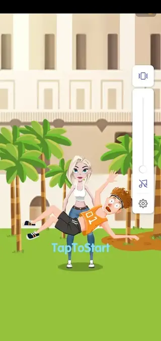 Screenshot of Lady Toss Apk 3D Game
