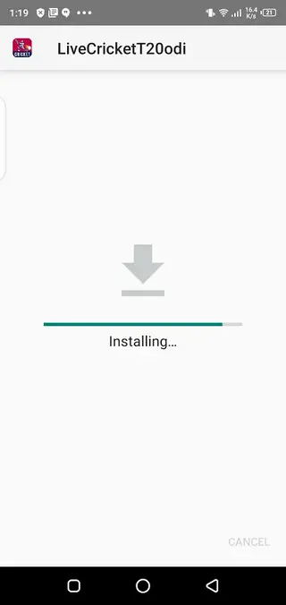 Screenshot of Live Cricket T20 ODI Tv Apk