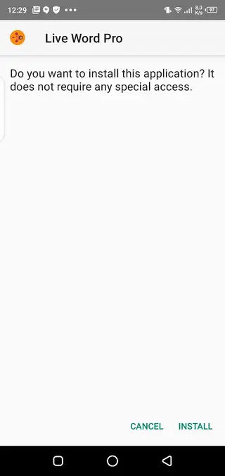 Screenshot of Live Word Pro Apk