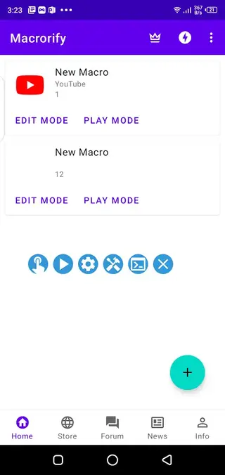 Screenshot of Macrorify