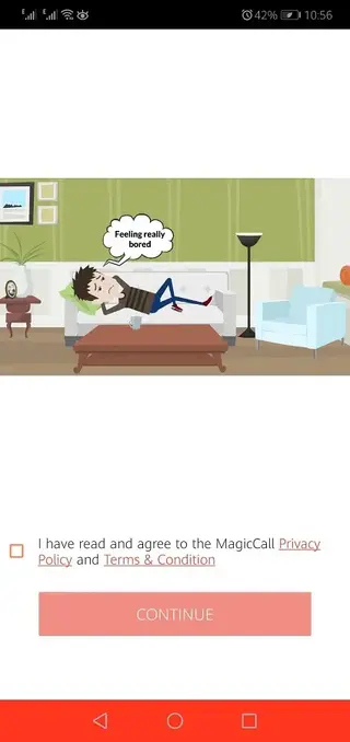 Screenhot of Magic Call Apk