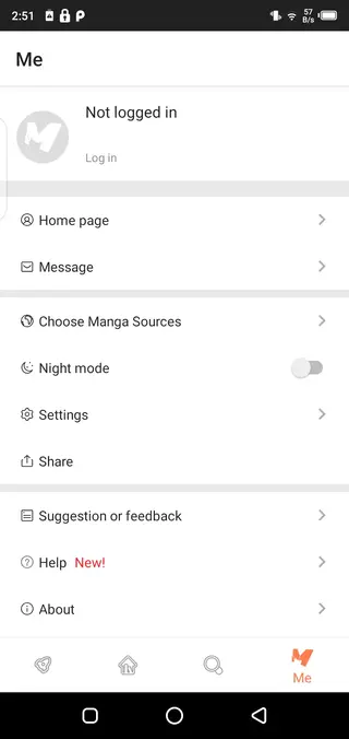 Screenshot of Mangatoon Mod App