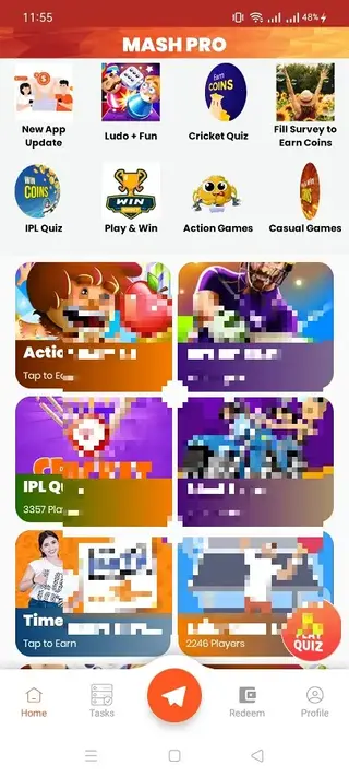 Screenshot of Mash Pro