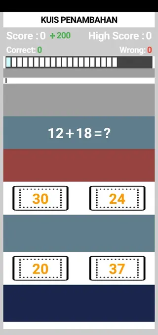 Screenshot of Matematika App