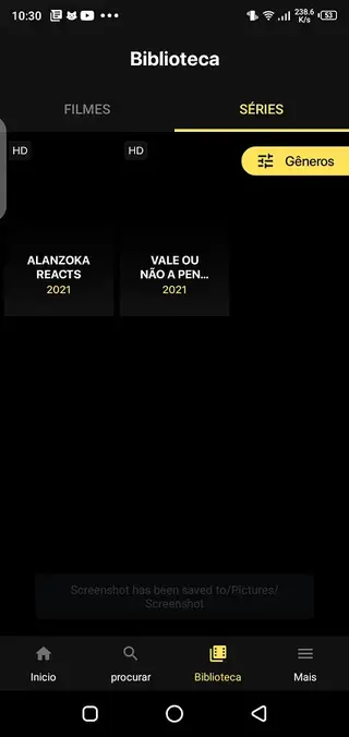 Screenshot of MediaFlix Plus Movie App