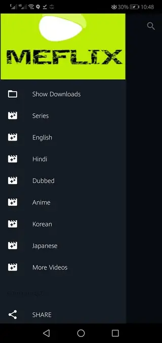 Screenshot of Menflix Apk