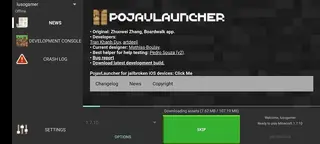 Screenshot of Minecraft Java Edition on Mobile